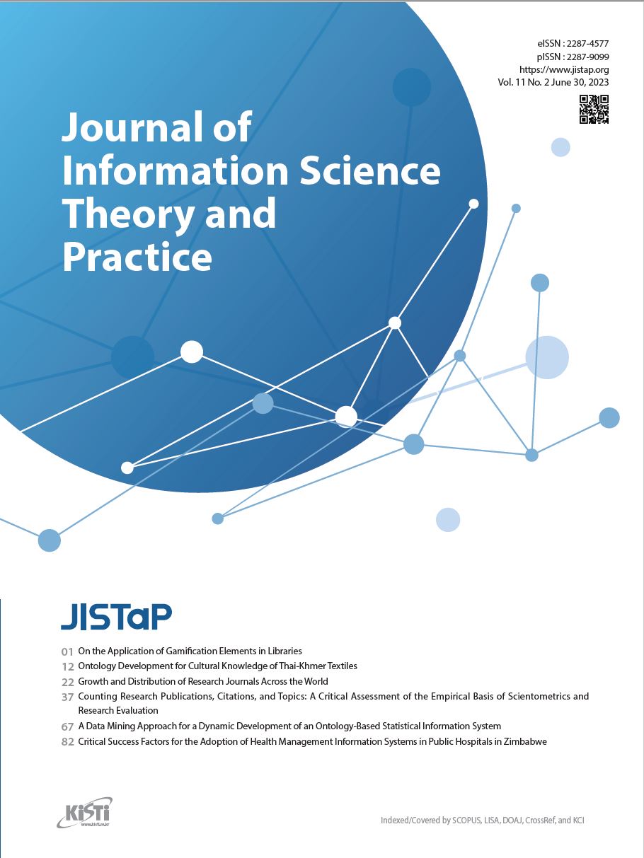 JOURNAL OF INFORMATION SCIENCE THEORY AND PRACTICE